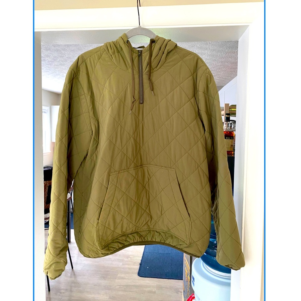 J.Crew Mens Eco Nordic Quarter Zip Jacket with PrimaLoft